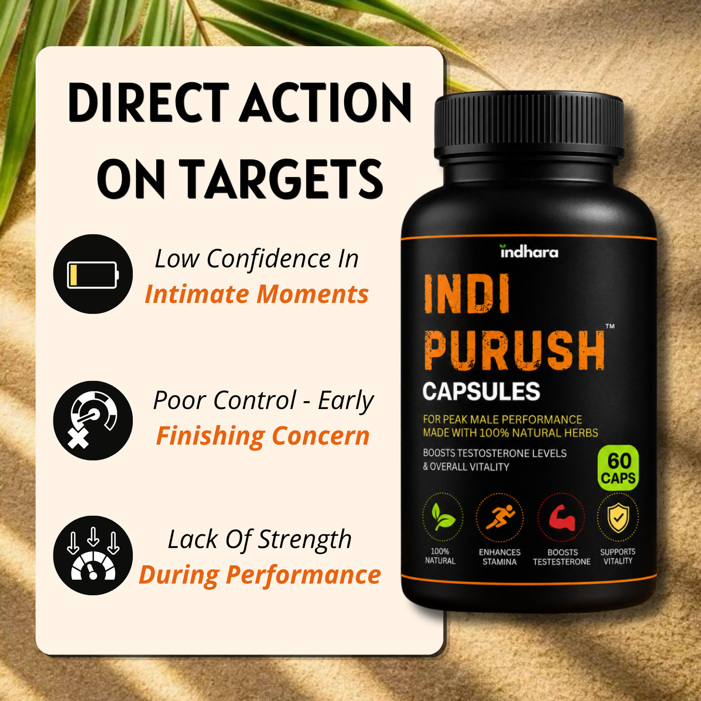 60 INDI PURUSH CAPS