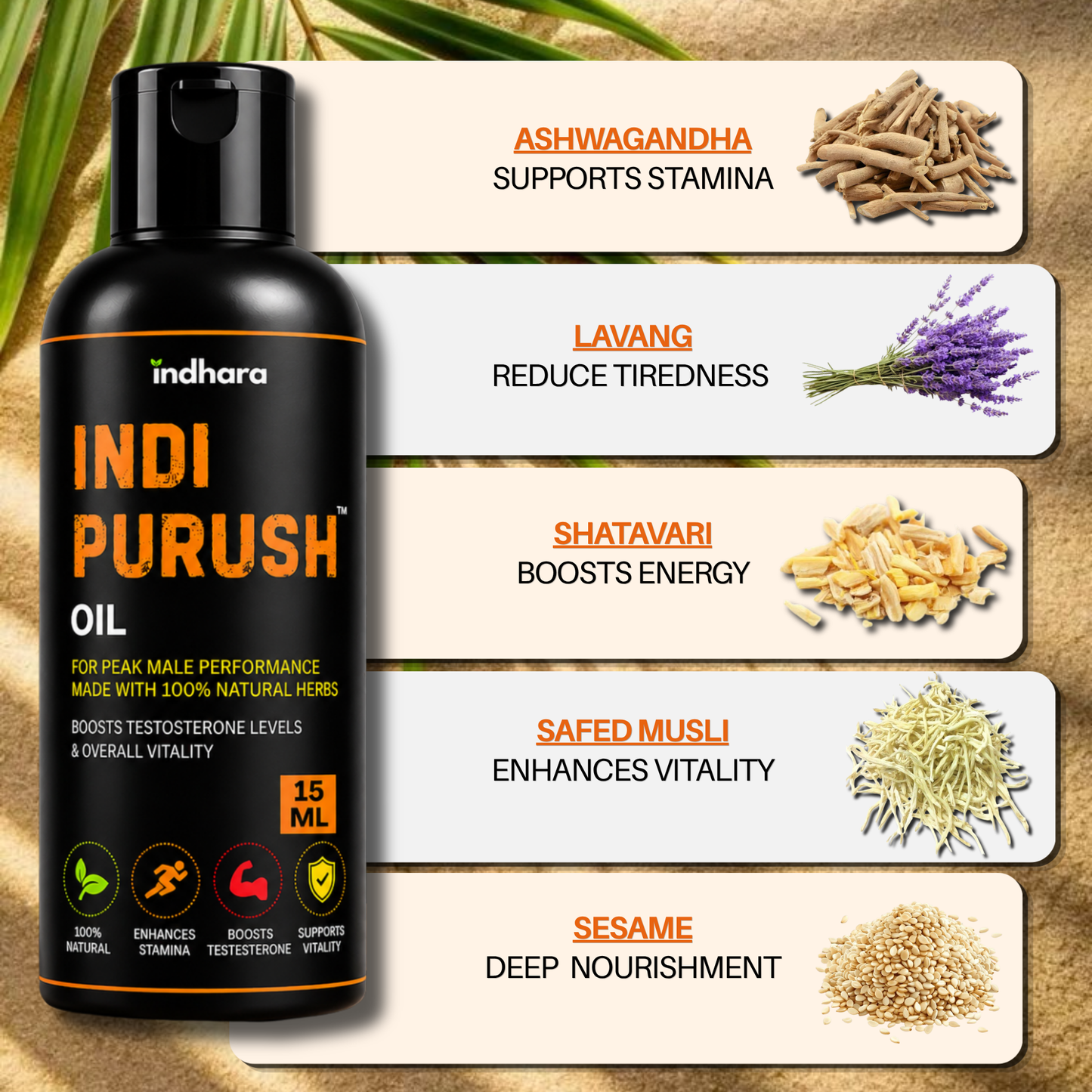 INDI PURUSH Oil (15ml)